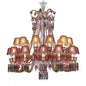 Firmly Zenith Classic Multi Colour Chandelier – Elegant Crystal Luxury Lighting