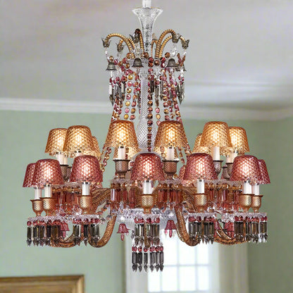 Firmly Zenith Classic Multi Colour Chandelier – Elegant Crystal Luxury Lighting